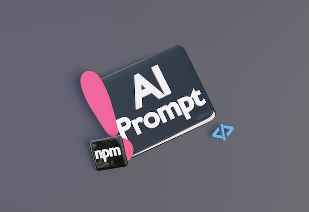 3D computer AI Robot Chatbot Web UIUX SOFTWARE programming algorithms 3D rendering illustration