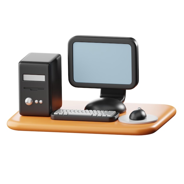 3D Computer Isolated Illustration Render