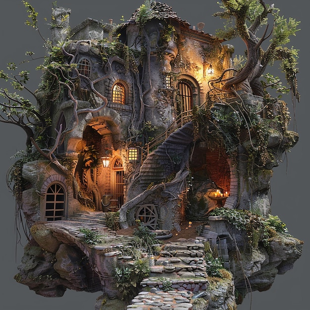 3D Modeling Artist Creating Virtual Worlds