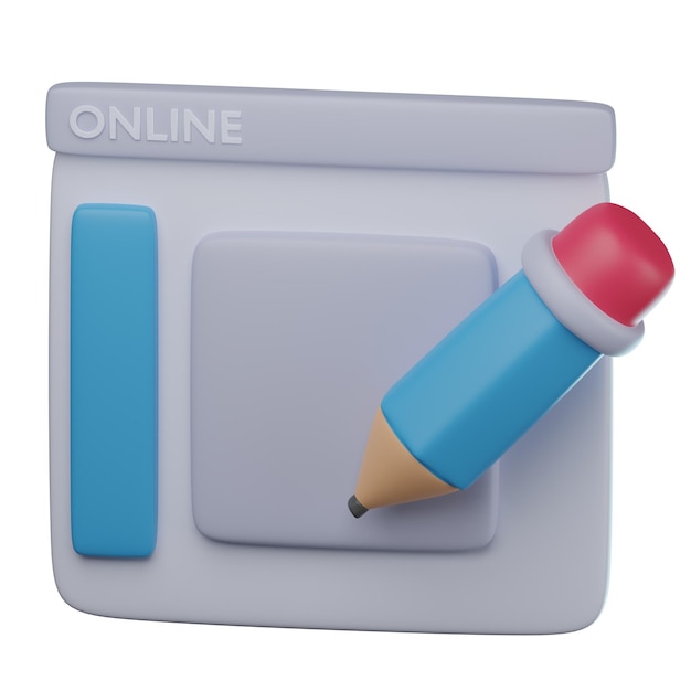 3D Online Design Illustration