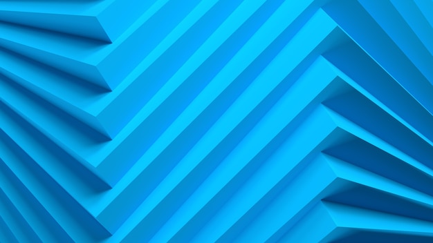 3d render abstract blue composition background wallpaper geometric pattern shapes light