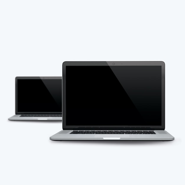 3d render of a laptop 