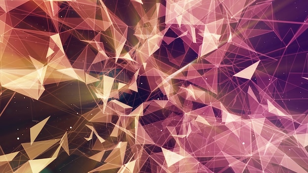 3d rendering abstract background on the basis of plexus