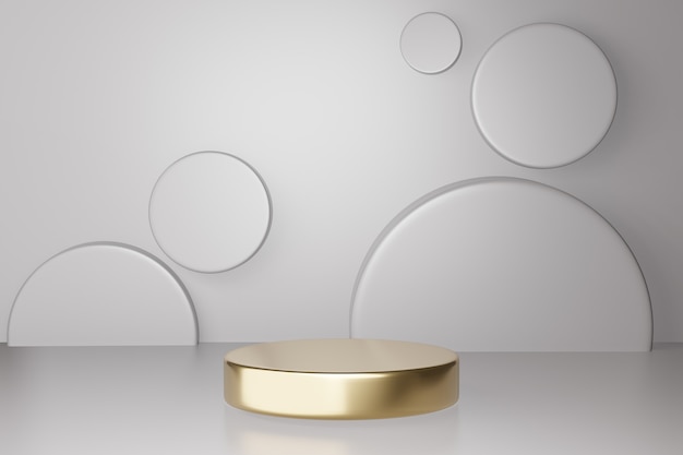 3D-rendering af studie til produktpræsentation