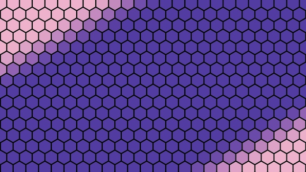 3D rendering of a background based on a hexagonal technological grid