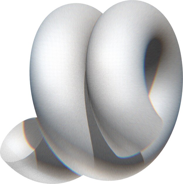 3D SHAPES WITH GLITCH