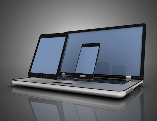 3d technology concept .3d illustration