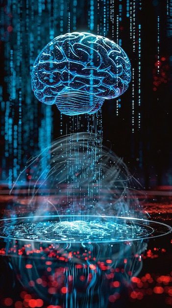 3D Visualization of The Matrixs Iconic Code