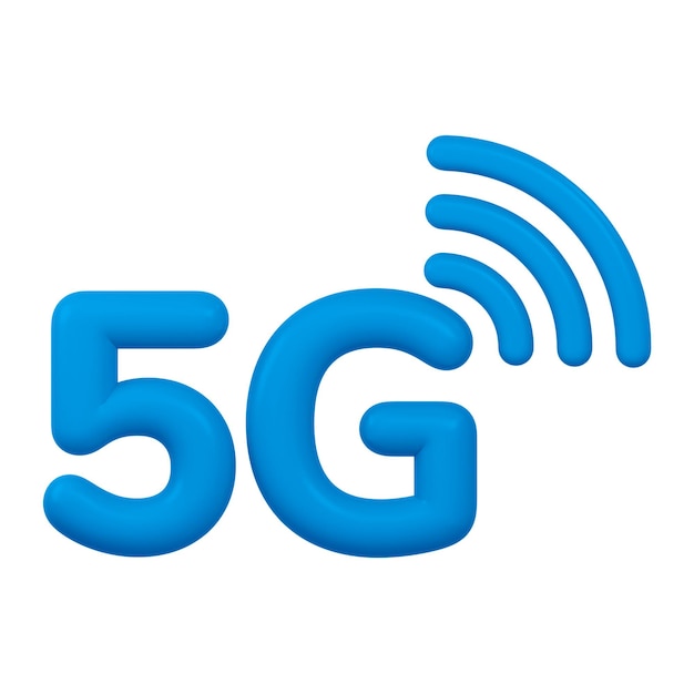 5G network png sticker transparent background