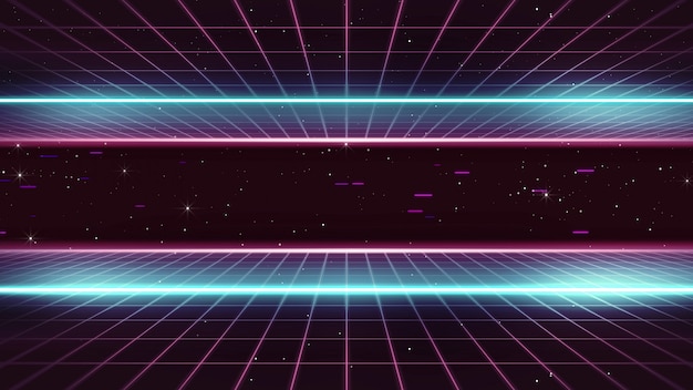 80s Futuristic Retro Synthwave 