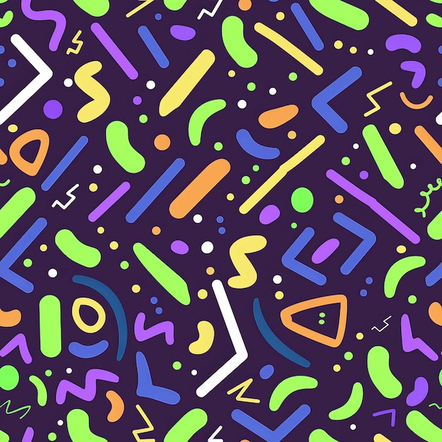 90s pattern design for social media background and packaging artwork background