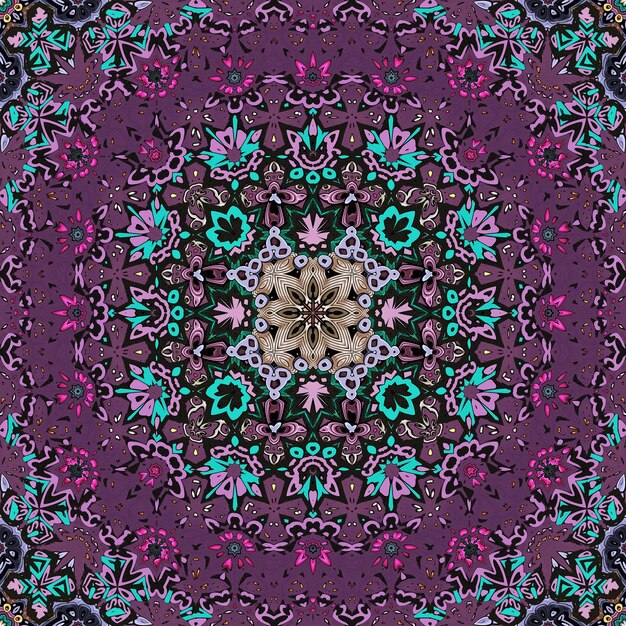 a background with a pattern of flowers and leaves.