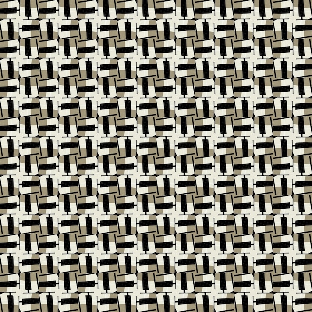 A black and white pattern with a grid of lines.