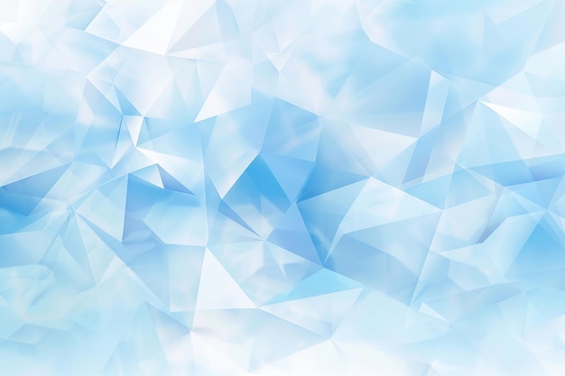 a blue and white abstract background with a white and blue geometric pattern