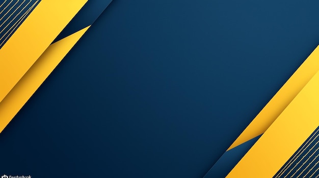 a blue background with a yellow and blue pattern