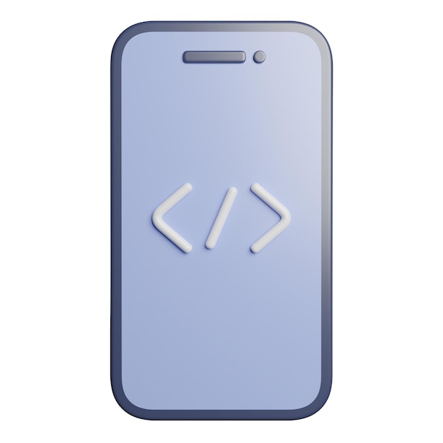 a blue cell phone with a white background with a blue back ground