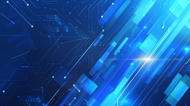 a blue digital graphic with the sun shining on it
