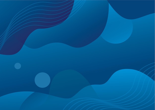 a blue wave with a blue background and a blue and white dot