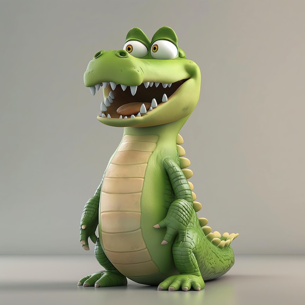 a cartoon character with a big smile on his face