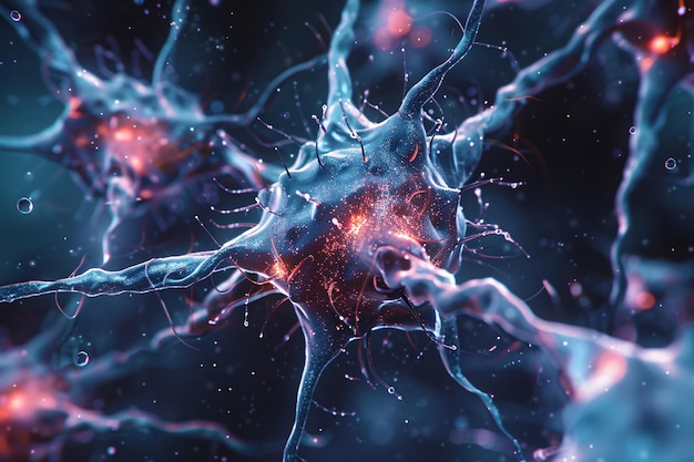 a close up of a cell