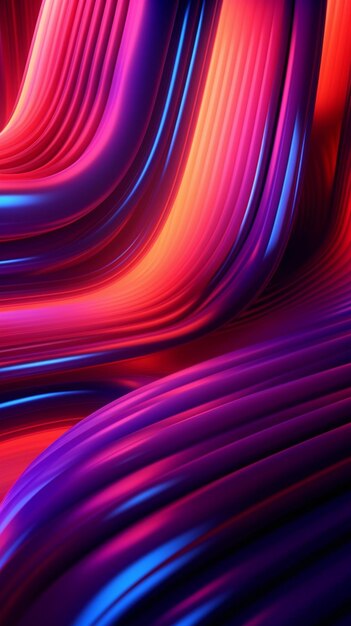 a close up of a colorful abstract background with lines generative ai