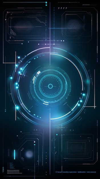 A close up of a futuristic illustration generative ai