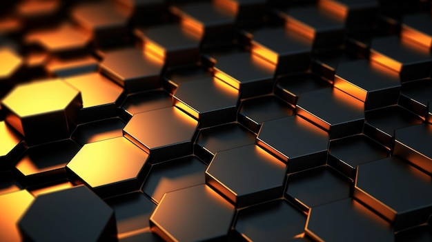a close up of a keyboard with a glowing orange light