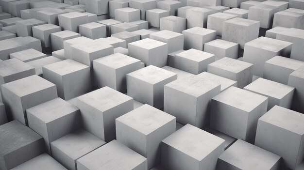 A close up of a white cubes