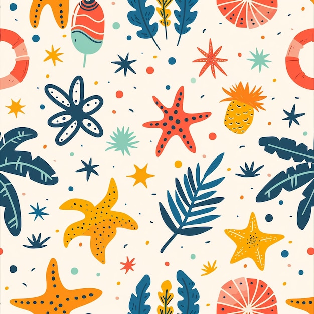 a collection of beach themed items including starfish starfish starfish and starfish