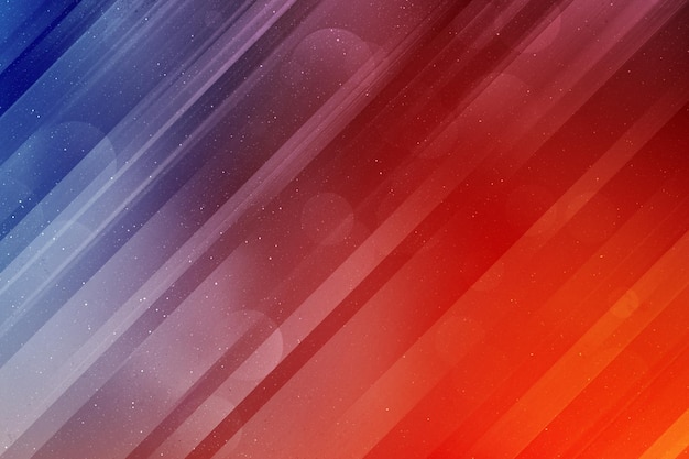 a colorful background with a red and blue stripes
