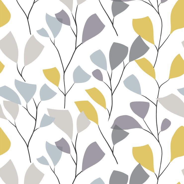Foto a colorful background with leaves and branches with leaves and branches