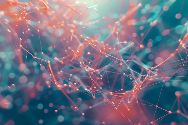 a colorful image of a complex structure with the words quot the name of the network quot