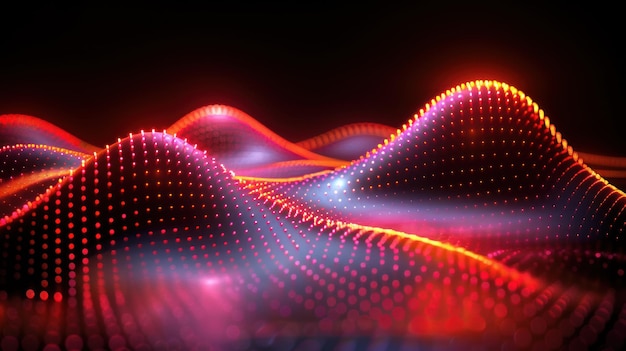 a colorful image of a wave that says  glow
