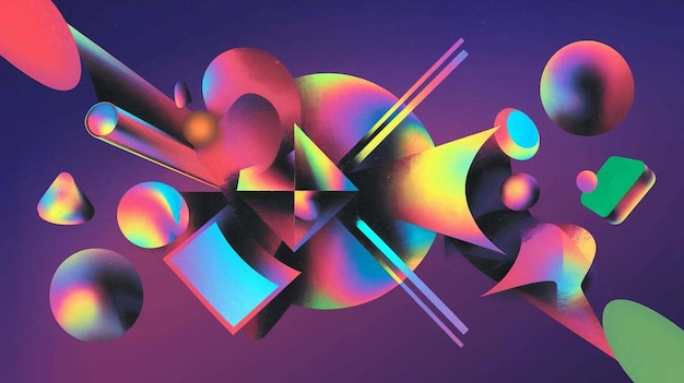 a colorful picture of a circle with the number 2 on it