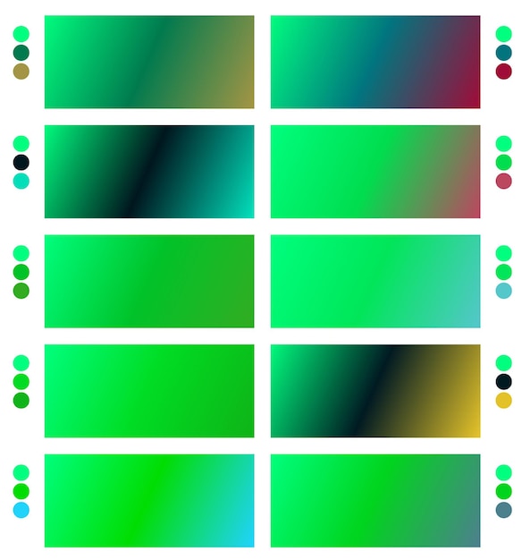 a colorful set of different colors with different colors