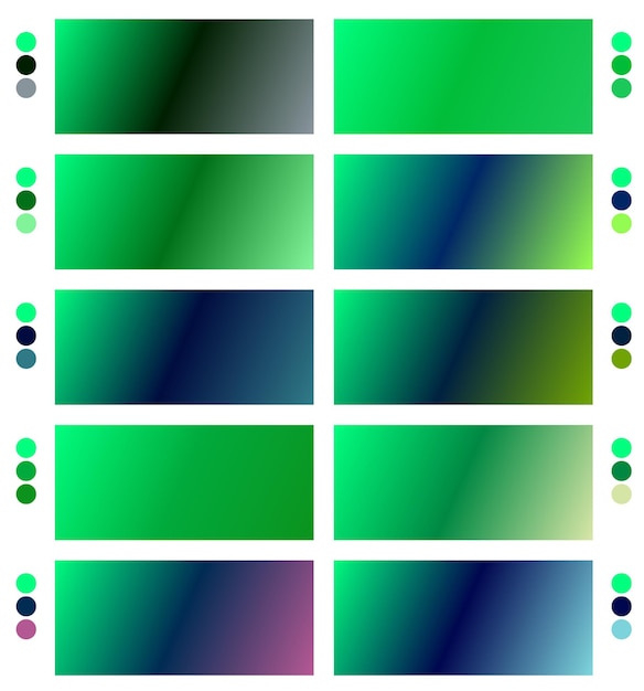 a colorful set of squares with different colors