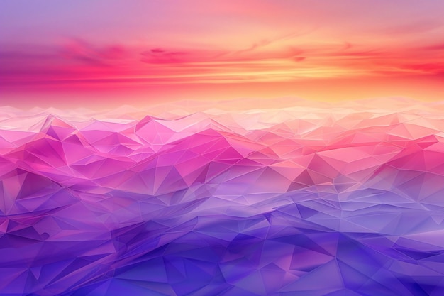 a colorful sunset with a purple and pink sunset in the background