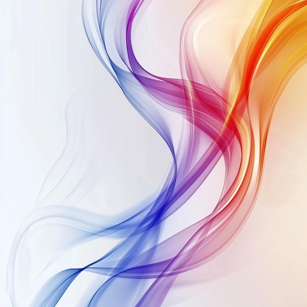 a colorful wave with multicolored lines on it