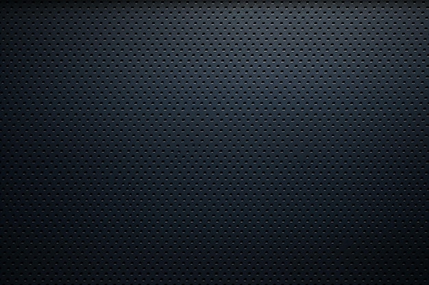 a dark blue background with small holes and a black background generative ai