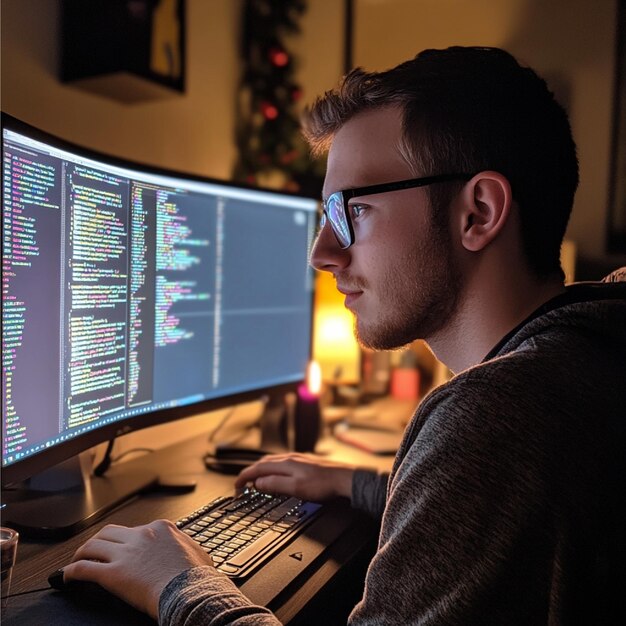 A developer working on algorithm optimization and performance improvements
