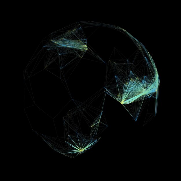 A digital image of a globe with the word world on it