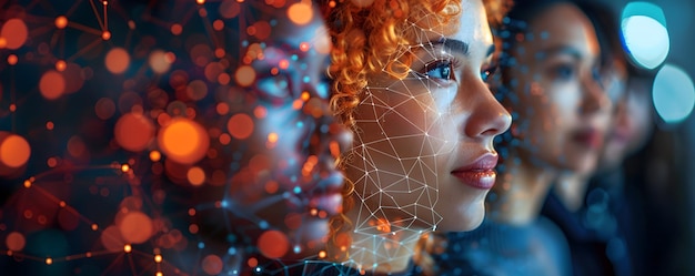 A diverse selection of social media network concept with people