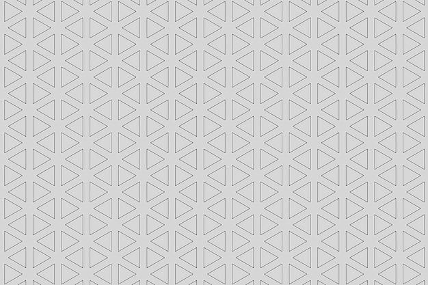 A gray background with a pattern of triangles.