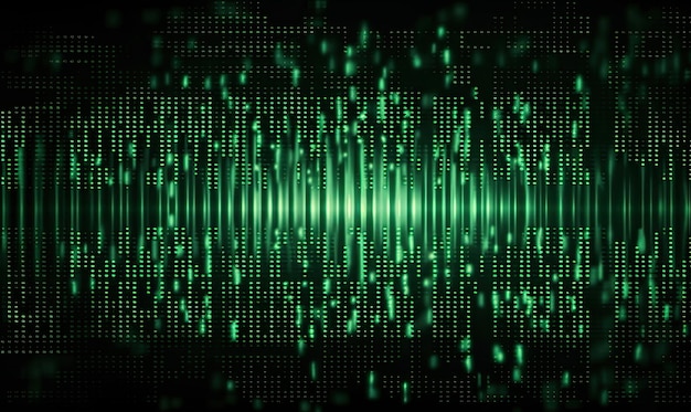A green background with a green background and the words radio on it.