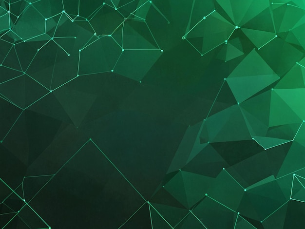 a green background with the words quot polygon quot on it