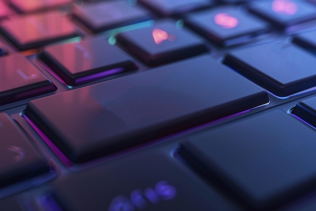 a keyboard with the word dell on it