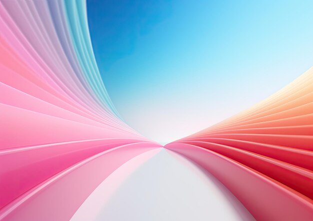 A minimalist rainbow background with a gradient effect transitioning smoothly from one color to