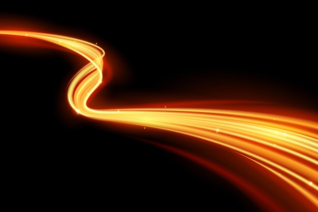 a picture of a firework with a blur of orange light