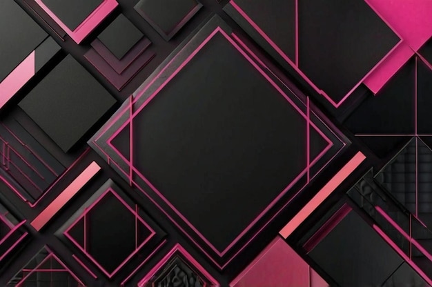 a pink and black background with a square and the word quot x quot on it