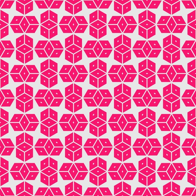 A pink background with a pattern of squares and the word zigzag.